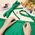 thumbnail image 5 of Green Satin Zipper Replacement Set Satin Corset Back Kit Adjustable DIY Craft Wedding Dress Accessories Materials, 5 of 6