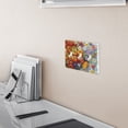thumbnail image 5 of Yayeee Toggle Light Switch Wall Plate 2-Gang 4.56"x4.48" Decorative Outlet Cover, Purple Floral Tomatoes, 5 of 7