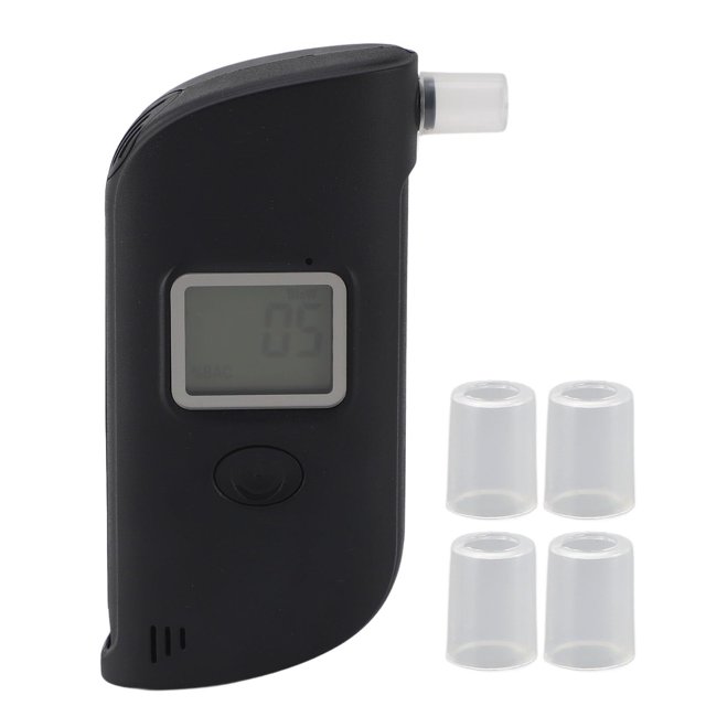 Alcohol Tester, Portable Professional High Accuracy Sensitive LCD Digital Display Mini Home Alcohol Detector Breathalyzers Alcohol Tester for Home Party