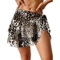 thumbnail image 2 of Ekouaer Sarong Wraps for Women Chiffon Beach Swimsuit Coverup Sheer Short Bathing Suit Cover Up Skirt for Swimwear, 2 of 6