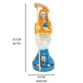 thumbnail image 2 of Imagen Resina Santa Muerte 15 Cm.(Azul), 2 of 6