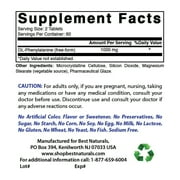 3 Pack Best Naturals DLPA 500 mg 120 Tablets