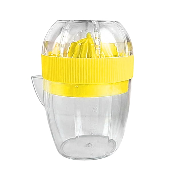 Práctico exprimidor manual de naranjas con tapa Práctico exprimidor de frutas con pinza Herramienta de cocina