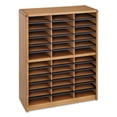 thumbnail image 3 of Safco 36 Compartment Value Sorter Metal File Organizer in Medium Oak, 3 of 3