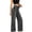 Dark Gray, variant on LWavelet Denim Pants Women Lightweight Wide Leg Jeans Summer Fall High Waisted Straight Leg Trousers with Pockets
