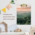 thumbnail image 4 of FORMRS Acrylic Clipboard with Low Profile Clip Standard A4 Letter Size, 12.5" x 9", Mountains at Dawn, 4 of 8