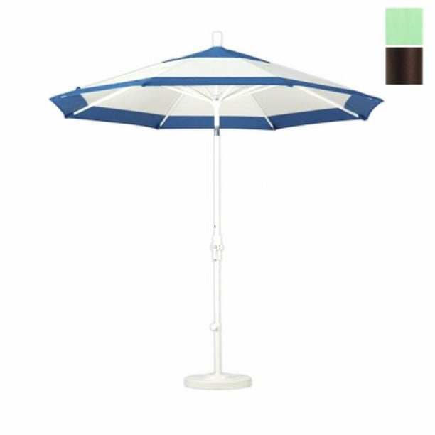 California Umbrella GSCU908117-SA13 9 Pi Marché en Aluminium Parapluie Inclinable - Bronze-Pacifica-Spa