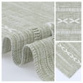thumbnail image 2 of Unique Bargains Rustic Placemats Set of 6 Cotton and Linen for Dining Table Green, 2 of 7