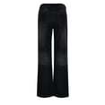 thumbnail image 4 of High Waisted Jeans for Women, Audhol Women High Waisted Jeans Loose Trendy Stretchy Straight Leg Plus Size Distressed Denim Pants with Pockets Baggy Jeans for Women Black L, 4 of 5