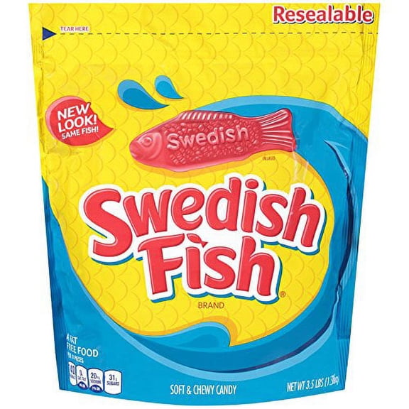 Swedish Fish Soft & Chewy Candy (Original, 3.5-Pound Bulk)