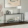 thumbnail image 5 of Evelyn&Zoe Athena 64" Wide Rectangular Console Table, Blackened Bronze, 5 of 8
