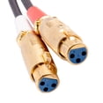 thumbnail image 2 of seismic audio premium 6 foot dual xlr female to dual rca male patch cable - xlrf to 2-rca - sa-drcxlf6, 2 of 3
