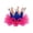 Blue, variant on PRINxy Kids Headband & Headwraps,Toddler Baby Girls Cute Solid Color Mesh Crown Pearl Hair Accessories Hairpin,Blue,One Size