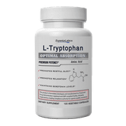 L-Tryptophan- 500mg, 120 Vegetable Caps - Made In USA