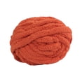 thumbnail image 1 of Chunky Chenille Yarn para Manta Tejida a Mano Hilo Grueso de Poliéster para Almohadón Lana Jumbo para Bufanda Y Sombrero Apta para Crochet Y Manualida Mandarina, 1 of 8