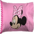 thumbnail image 3 of Minnie Mouse 817763 Disney Character All Over Reversible Twin Bed Set, Pink & White - 4 Piece, 3 of 10