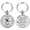 Pisces, variant on Zodiac Keychain - 12 Constellations Birthday Gifts for Men Women - Virgo Libra Scorpio Sagittarius Bday Keyring