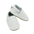 thumbnail image 5 of Zshosam Baby Toddler Shoes Slip-on Soft Sole Leather Pre-Walkers(White,14), 5 of 7