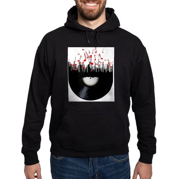 CafePress - City Music Hoodie (Dark) - Pullover Hoodie, Classic, Comfortable Hooded Sweatshirt
