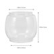 thumbnail image 4 of FELTECHELECTR 2 pantallas de lámpara de aceite, delicadas cubiertas de vidrio para lámpara de queroseno, pantalla de vidrio transparente., 4 of 5
