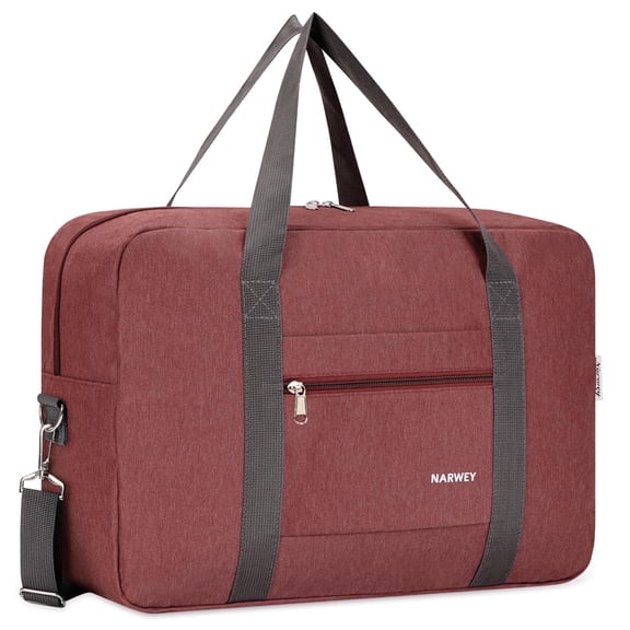 Lightweight Foldable Duffel Bags for Spirit Airlines Personal Item Bag 18x14x8 Underseat Carry on Waterproof Travel Tote Handbag with Shoulder Strap