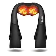 ZENART Shiatsu Shoulder Back and Neck Massager with Heat, Electric Deep Tissue Kneading Massage Pillow, Black