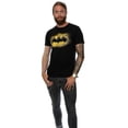 thumbnail image 3 of Batman Mens Spray Logo Cotton T-Shirt, 3 of 7