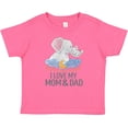 thumbnail image 3 of Inktastic I Love My Mom and Dad Cute Elephants in Night Sky Boys or Girls Baby T-Shirt, 3 of 5