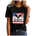 thumbnail image 5 of idosla 250 Anniversary USA Shirt Women 250th Anniversary USA Shirt Patriotic American Flag Eagle Tops 1776-2026 Tshirt Gifts (Grey, M), 5 of 6