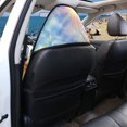 thumbnail image 5 of XYZCANDO Turtle Floral Design Car Seat Towel Cover Soft Terry Cloth Car Seat Covers, Sweatproof, Suitable for Van Front Seats, Fit for Cars SUVs SUV Truck, 5 of 9