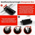 thumbnail image 6 of Rolling Knife Sharpener Kit with Diamond & Ceramic Disc Tumbler Knife Sharpener -+ Magnetic Base for Kitchen Knives with 15° & 20° Angles - Sharpening Kit - Sharpeners$$Home Decor, Kitchen, & Other, 6 of 8