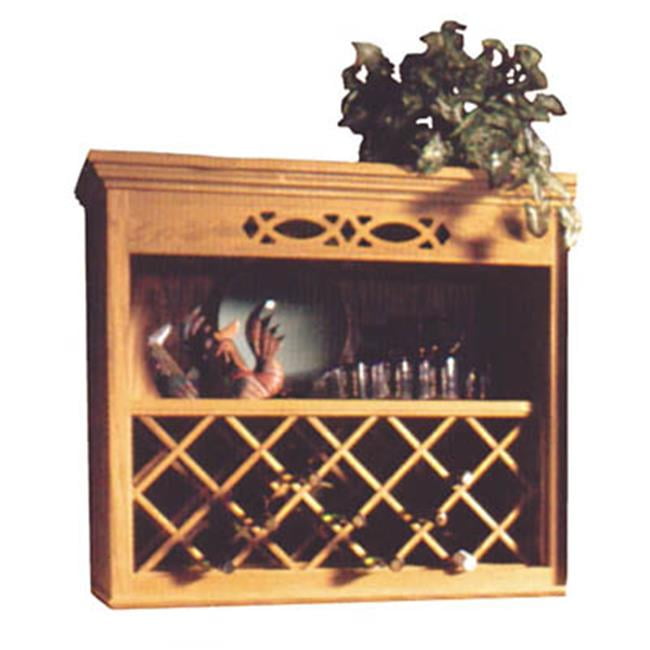 HD NPWRL 2430 O Wood Wine Rack Lattice Oak, 24 x 30 in.
