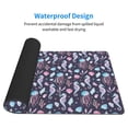 thumbnail image 4 of Bingfone Watercolor Marine Animals Large Gaming Mouse Pad,Extended Desk Mousepad With Stitched Edges,Non-Slip Base,29.5 X 16 In, 4 of 9