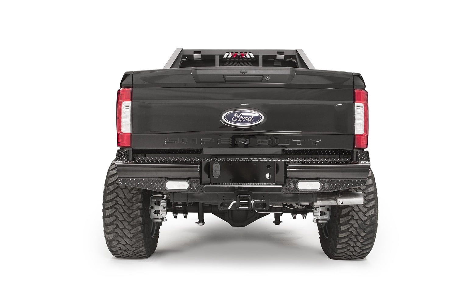 Front Bumper Step Pad Replacement For 2020-2022 Ford Super Duty F-250/F-350 - Black Textured