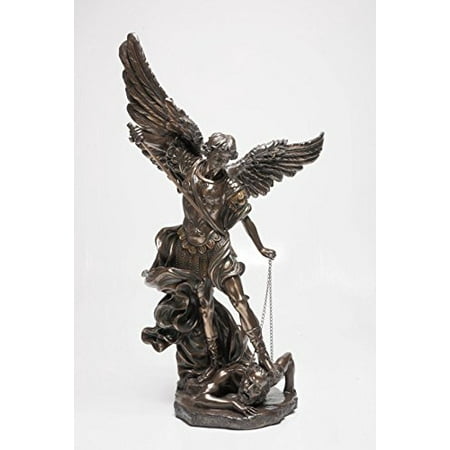 Saint Michael Archangel - 47 Inch Large Saint Michael The Archangel Resin Statue Figurine