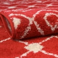thumbnail image 5 of Rugs.com Moroccan Trellis Collection Rug – 10 Ft Round Burgundy Red Medium Rug Perfect For Kitchens, Dining Rooms, 5 of 9