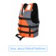 thumbnail image 1 of Natación Canotaje Pesca Chaleco de seguridad Adultos Chaleco salvavidas reflectante (Naranja) Ehuebsd Para estrenar, 1 of 7