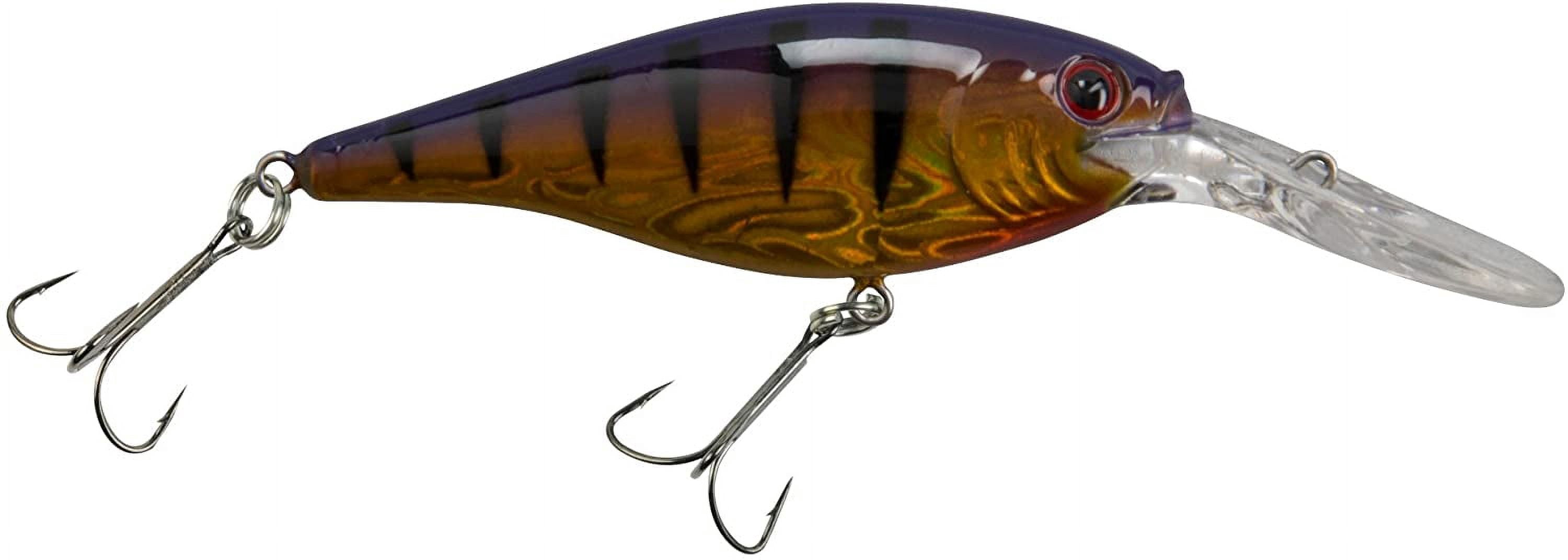 Berkley Flicker Shad Fishing Lure, Slick Purple Bengal, 5/16 oz