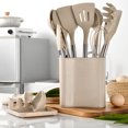thumbnail image 5 of Juego de 13 piezas de utensilios de cocina, cuchara de silicona de acero inoxidable, espátula, cucharón, juego de utensilios de cocina, 5 of 5