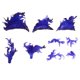 thumbnail image 1 of Toystoory DIY Burning Flame Effect Action Figure Display Stand for Type3 NO3, 1 of 1