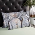 thumbnail image 4 of Black Grey Tree Throw Pillow Cover 20 x 26 Inch Decorative Pillow Cover Vintage Abstract Boho Trunk Branch Lumbar Pillowcase Seasonal Rectangle Cushion Case for Couch Sofa Bed Living Room, 4 of 7
