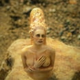 thumbnail image 3 of Escultura De Jardín, Estatua De Sirena De Resina, Adorno, Decoración De Jardín De Hadas Para El Hogar Moyic HA035206-00, 3 of 6