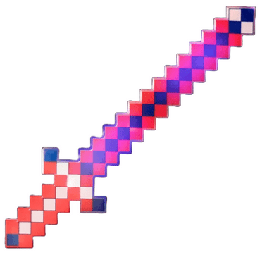24'' Light Up Pixel Sword LED Pixel Sword - Patriotic