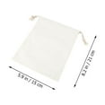 thumbnail image 2 of Monyance Cloth Bags Cotton Drawstring Bags Gift Bags Party Favor Bags(8.27X5.91X0.39Inches), 2 of 10