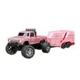 thumbnail image 1 of Wweixi Mini Camion Monstre Rc avec Lumières 1/64 Camion Télécommandé et Remorque Boîtier en Alliage USB C, 1 of 6