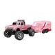 thumbnail image 1 of Vogacara Mini Rc camión y remolque 1/64 Control remoto Monster Rc USB recargable cuerpo luces Monster Car Juguetes do, 1 of 6
