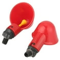 thumbnail image 1 of 8PC Poultry Water Drinking Cups- Chicken Hen Plastic Automatic Drinker, 1 of 3