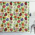 thumbnail image 1 of Ambesonne Jasmine Shower Curtain, Vibrant Color Summer, 69"Wx70"L, Multicolor, 1 of 3