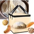thumbnail image 1 of Dough Proofer avec Chauffage, (20L 30L 35L 50L), Réglage 3 Vitesses + Réutilisable + Chauffage Basse Température, Pot de Démarrage de Pâte à Sucre, Kit d'Outils pour Faire du Pain au Levain (Couleur : 50L), 1 of 8