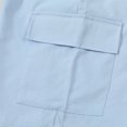 thumbnail image 5 of Women's Hiking Cargo Shorts Lightweight Quick Dry Summer Casual Athletic Shorts Camping Travel Pockets by Yigetop Light blue XL, 5 of 7